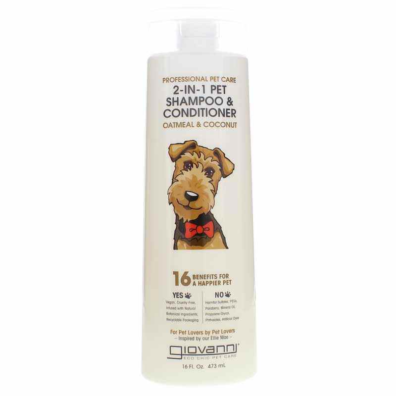 2-In-1 Pet Shampoo & Conditioner, 16 Oz, GIO