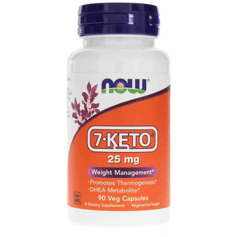 7-Keto 25 Mg, 90 Veg Capsules, NOW