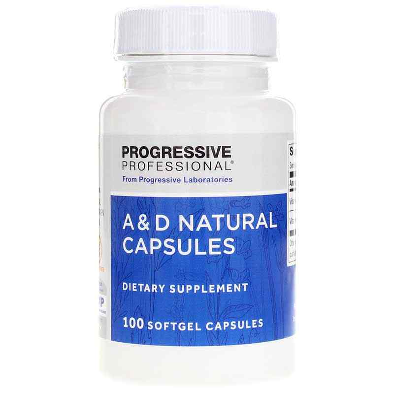 A & D Natural Capsules, 100 Softgels, PGL