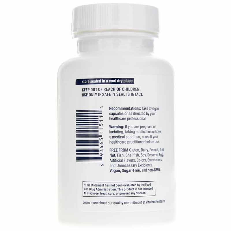 Acetyl L-Carnitine 500 Mg, 60 Veg Capsules, VTN