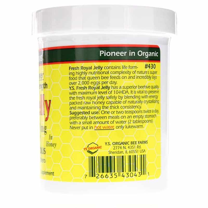 Active Bee Power Royal Jelly With Bee Pollen & Propolis, YS Organic Bee ...