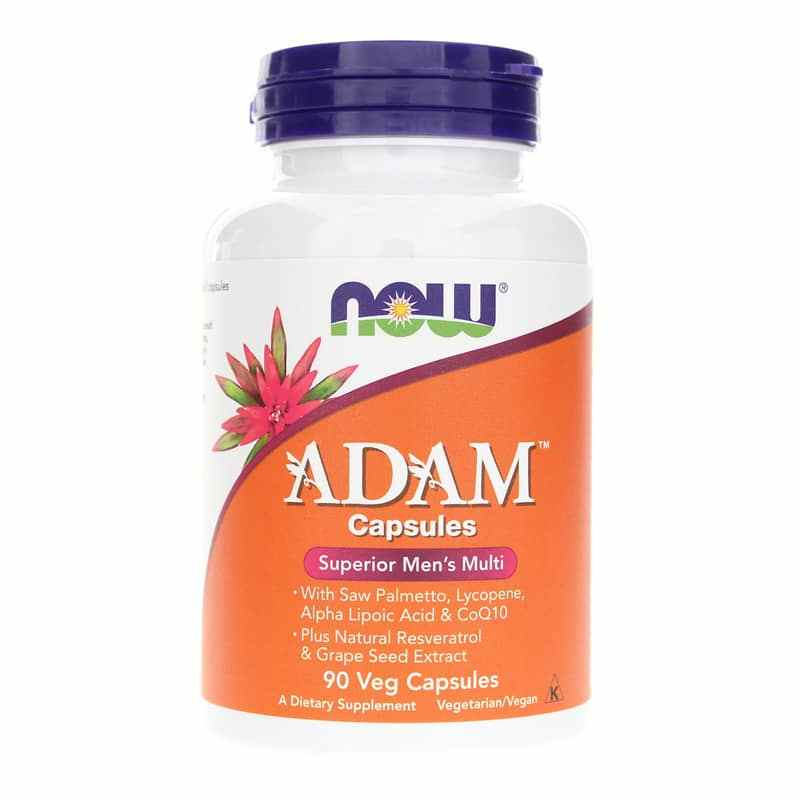 ADAM Capsules Superior Men's Multi, 90 Veg Capsules, NOW