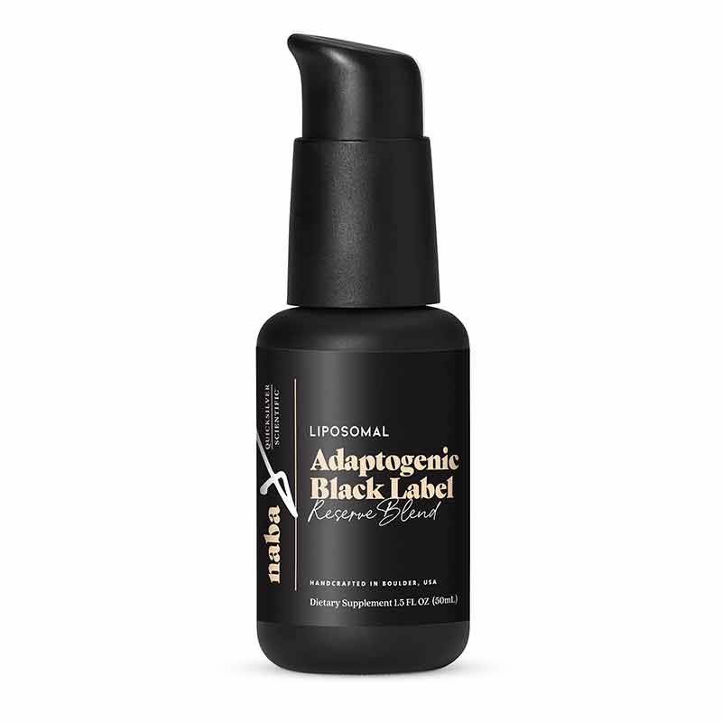 Adaptogenic Black Label Reserve Blend Liposomal, 1.5 Oz, QSS