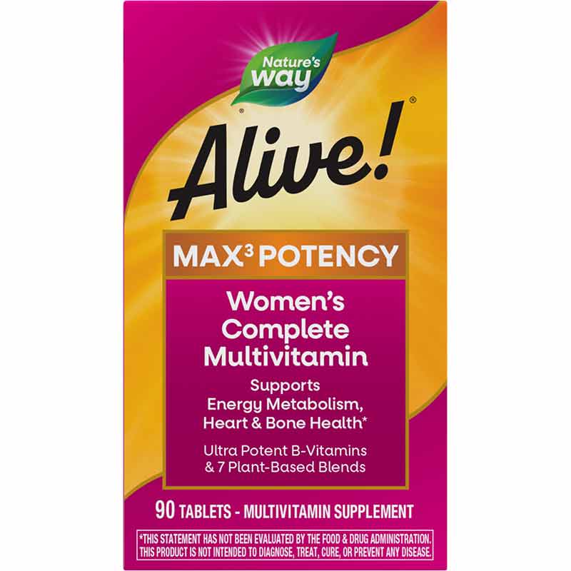 Alive Max3 Potency Womens Multivitamin, Natures Way