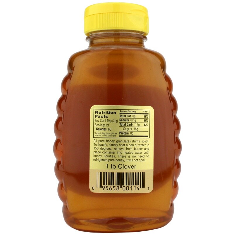 All Natural Honey Clover, 1 Lbs, PMHF