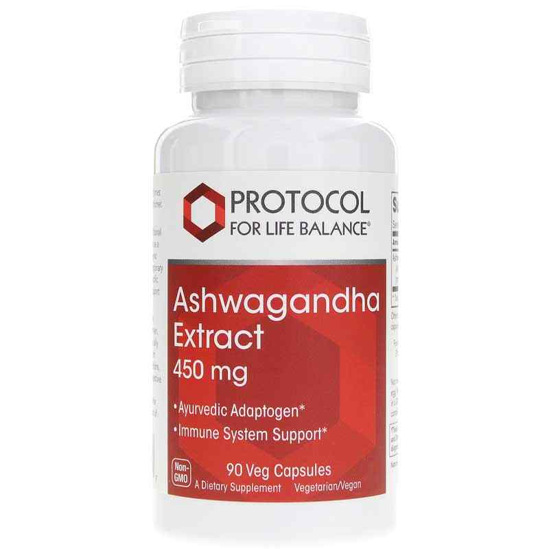 Ashwagandha Extract 450 Mg, 90 Veg Capsules, PFLB