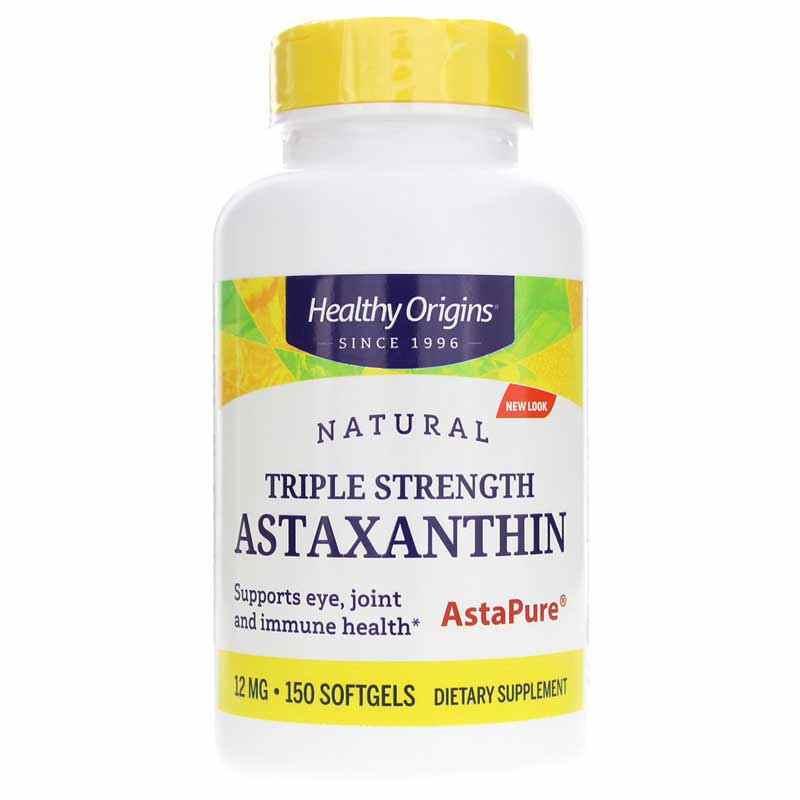 Astaxanthin Triple Strength 12 Mg, HLO