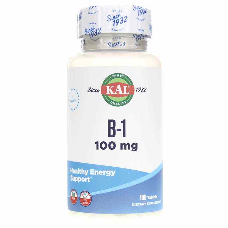 B-1 100 Mg, 100 Tablets, KAL