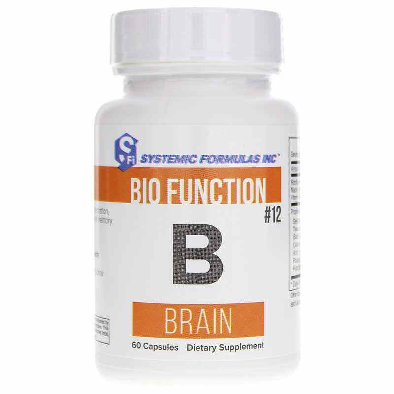 B Brain, Systemic Formulas