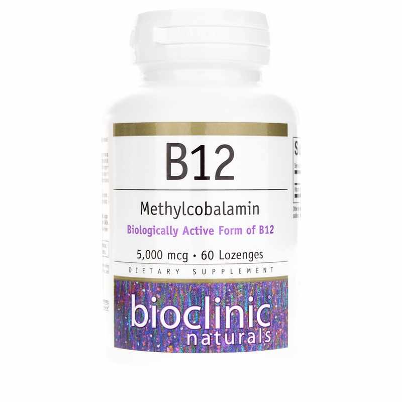 B12 Methylcobalamin 5,000 Mcg, 60 Lozenges, BCN