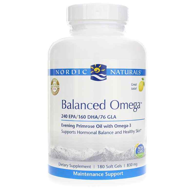 Balanced Omega Pro, 180 Softgels, NRN