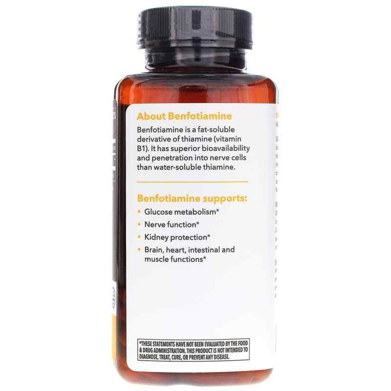 Benfotiamine Vitamin B1 300 Mg, 60 Veg Capsules, LSE