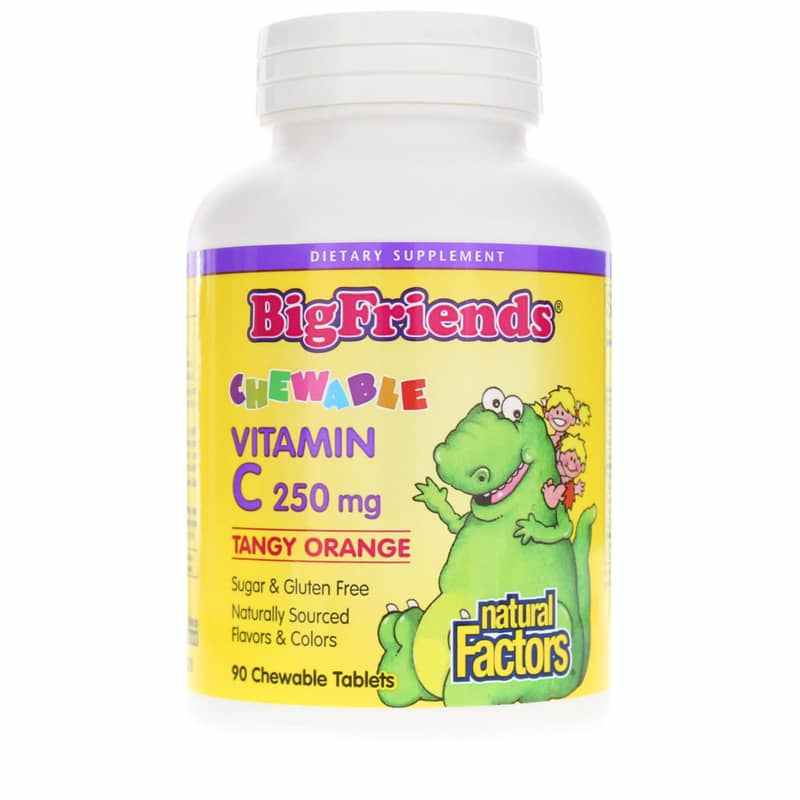 BigFriends Chewable Vitamin C 250 Mg Orange, 90 Chewable, NF