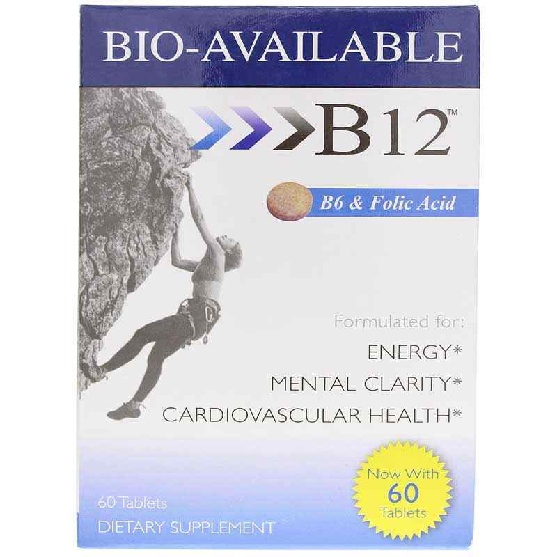 Bio-Available B12, 60 Tablets, WGX