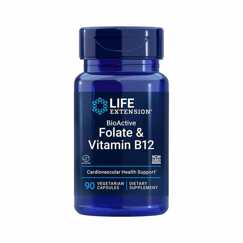 BioActive Folate & Vitamin B12, Life Extension