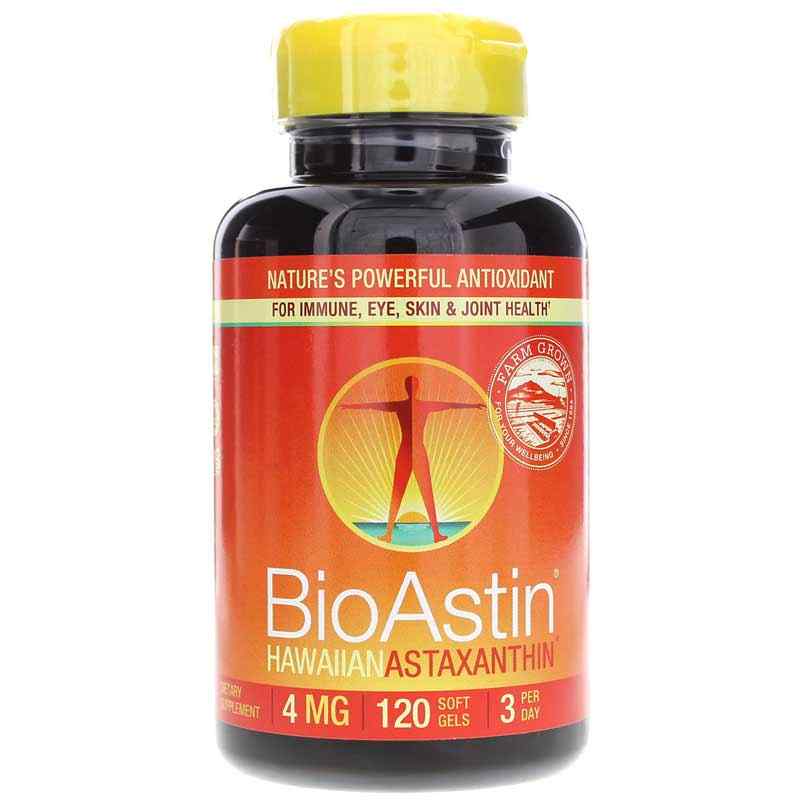 BioAstin 4 Mg Hawaiian Astaxanthin, NXH