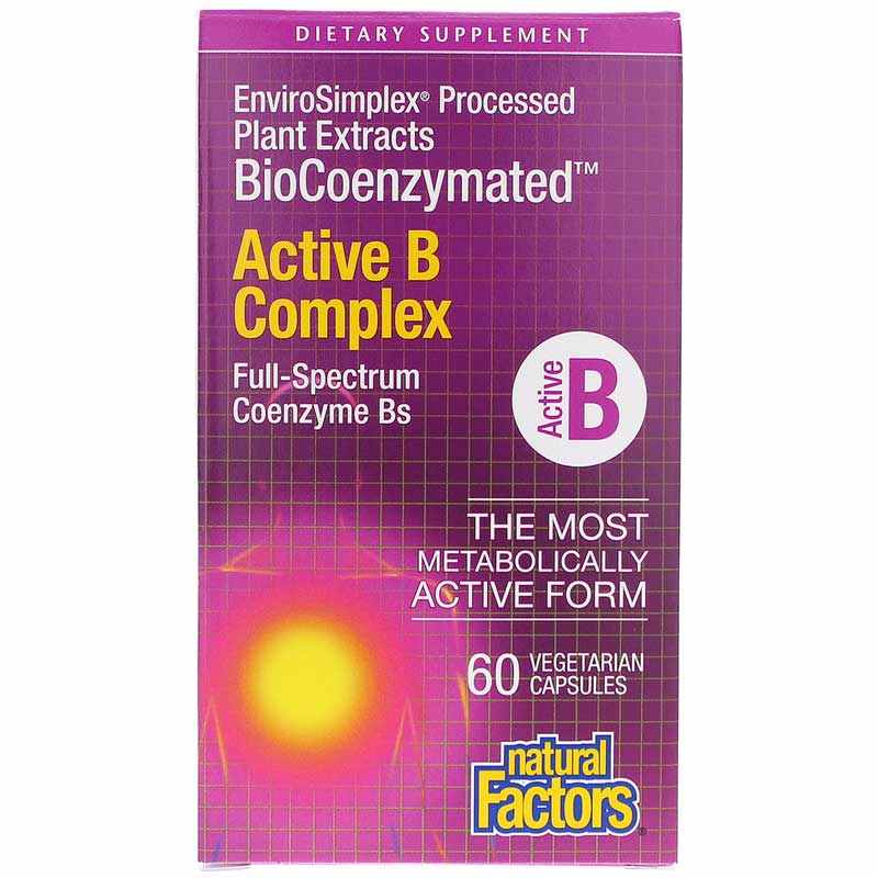 BioCoenzymated Active B Complex, 60 Veg Capsules, NF