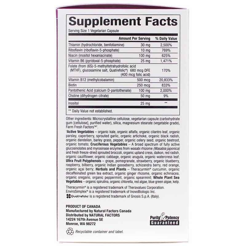 BioCoenzymated Active B Complex, 60 Veg Capsules, NF