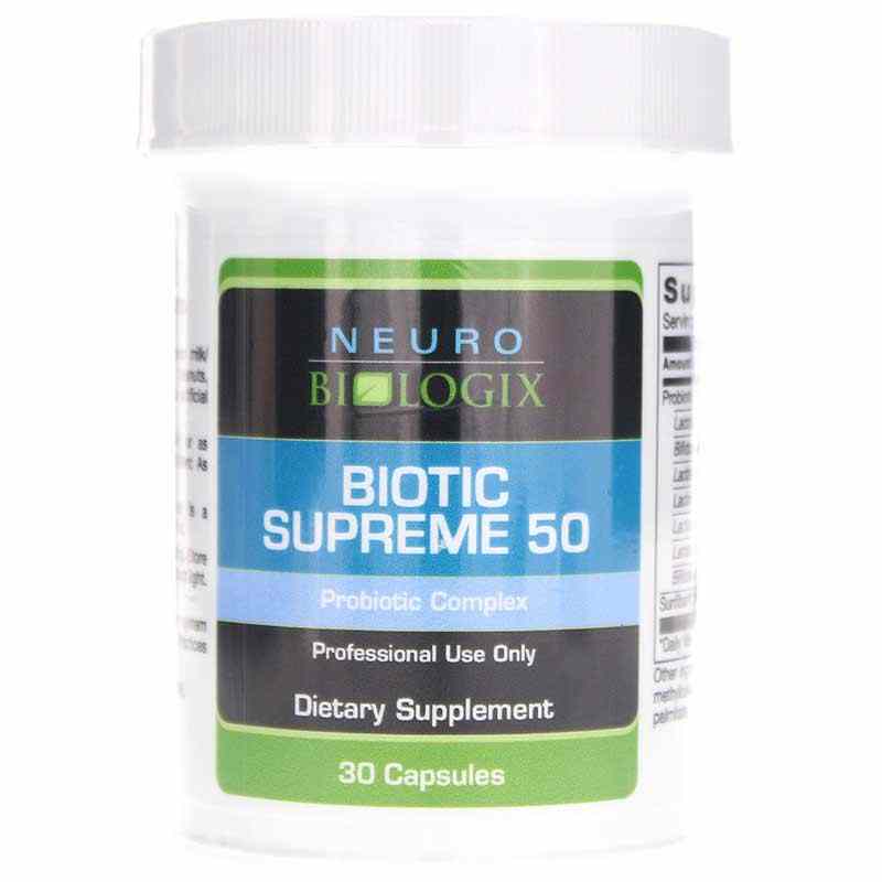 Biotic Supreme 50, 30 Capsules, NBX