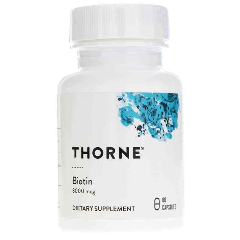 Biotin 8000 Mcg, 60 Capsules, THR