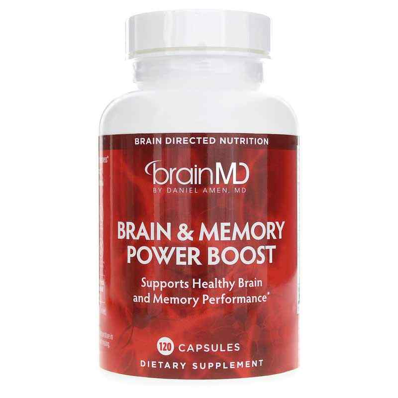 Brain And Memory Power Boost 120 Capsules BrainMD