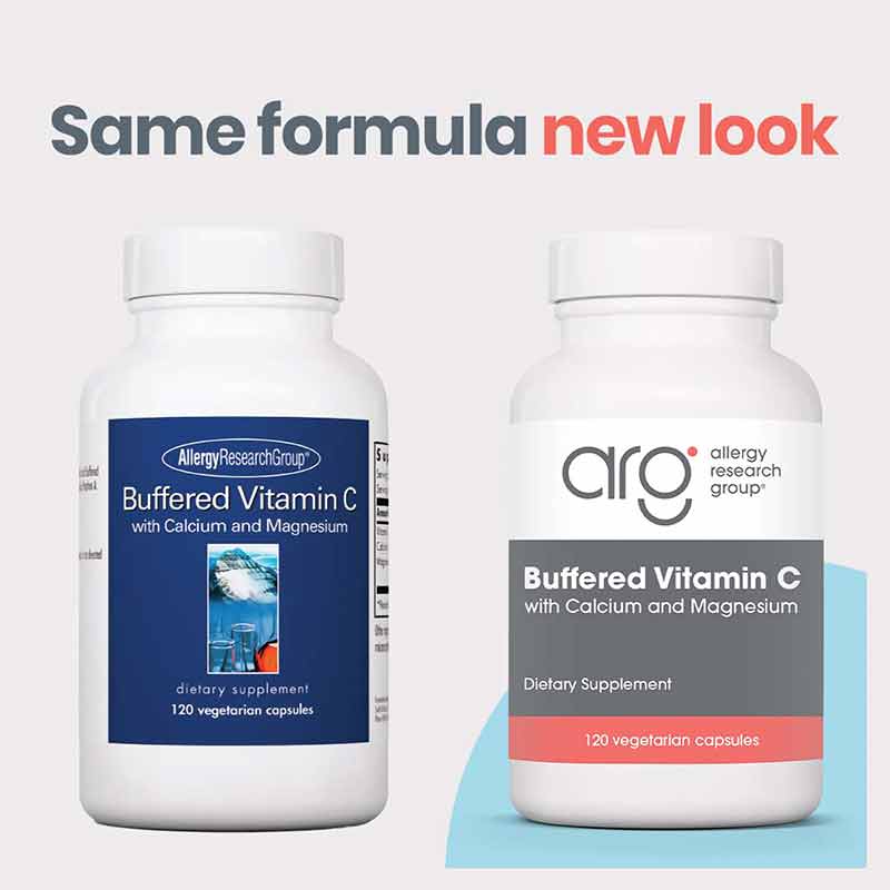 Buffered Vitamin C Capsules, 120 Veg Capsules, ARG