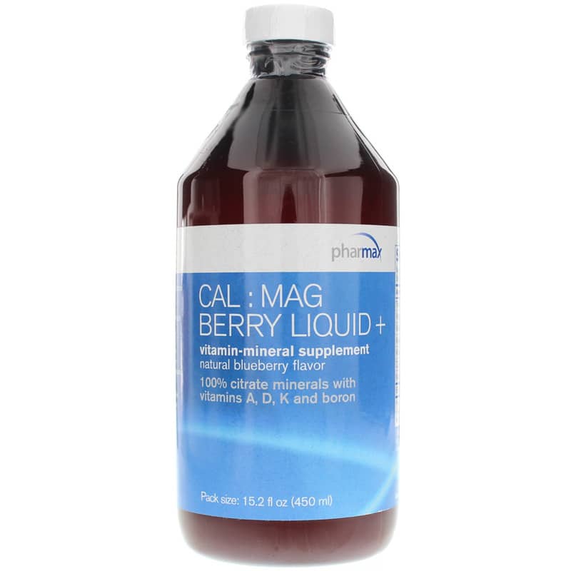 Cal:Mag Berry Liquid Plus Blueberry Flavor, 15.2 Oz, PHX