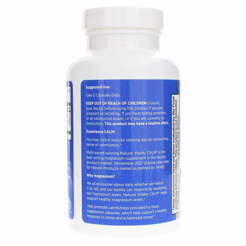 CALM Magnesium Capsules, 120 Capsules, NV