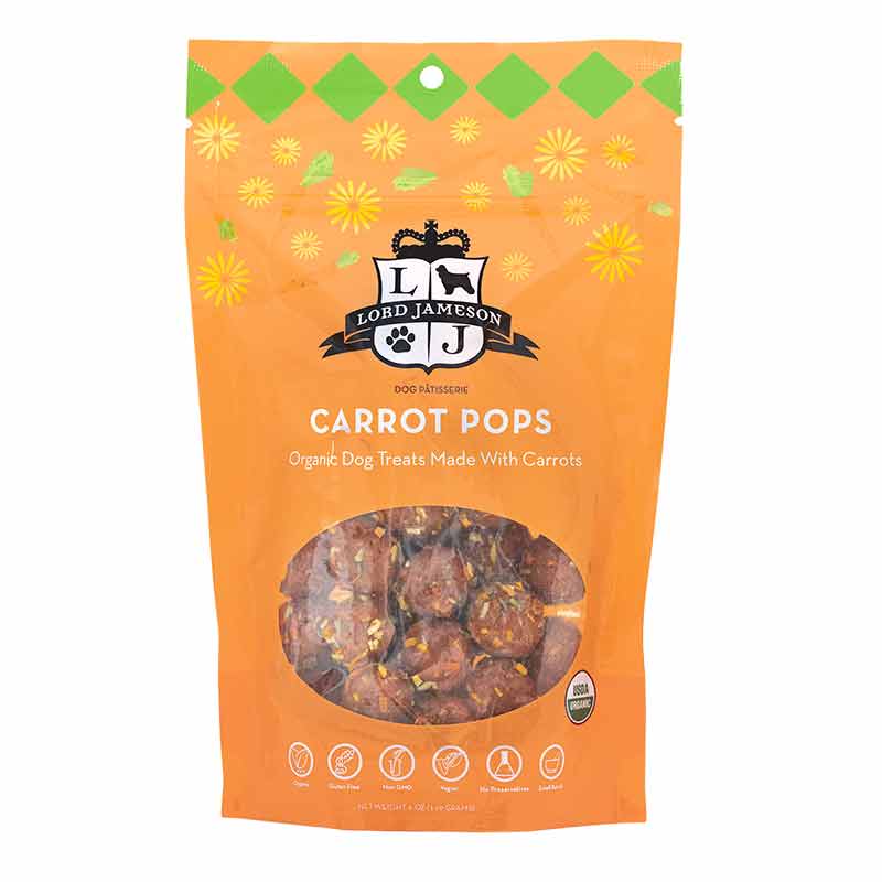 Carrot Pops Vegan Dog Treats