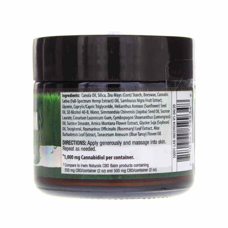 CBD Balm 1000 Mg with Arnica, 2 Oz, IRN