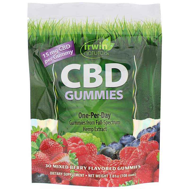 CBD Gummies 15 Mg, 30 Gummies, IRN