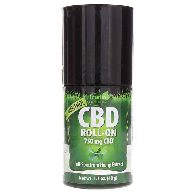 CBD Roll-On 750 Mg with Menthol, Irwin Naturals