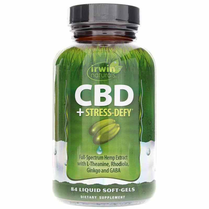 CBD + Stress-Defy, 84 Liquid Softgels, IRN