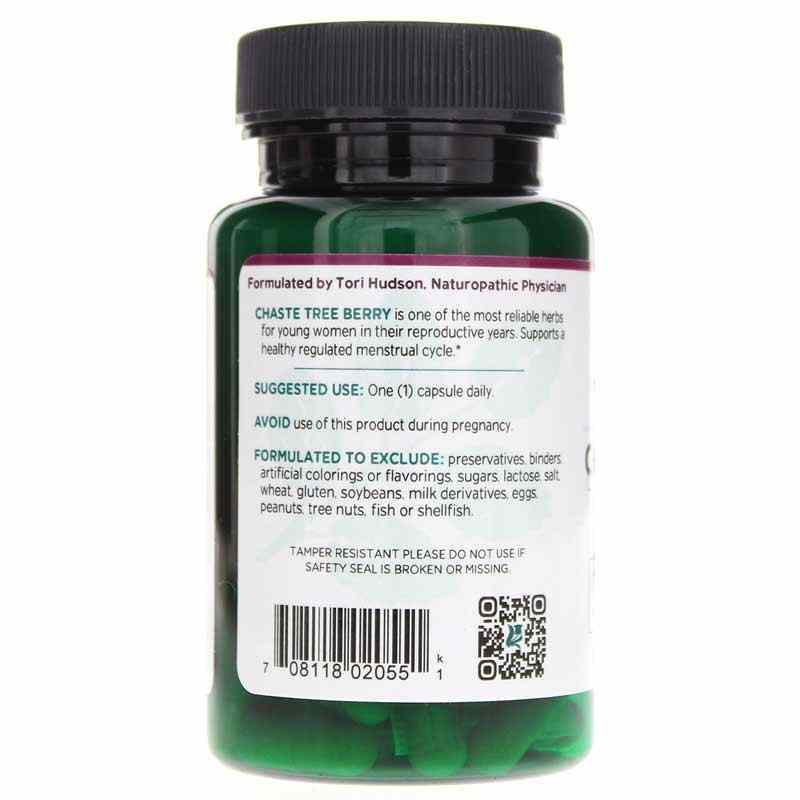 Chaste Tree Berry, 60 Veg Capsules, VTA