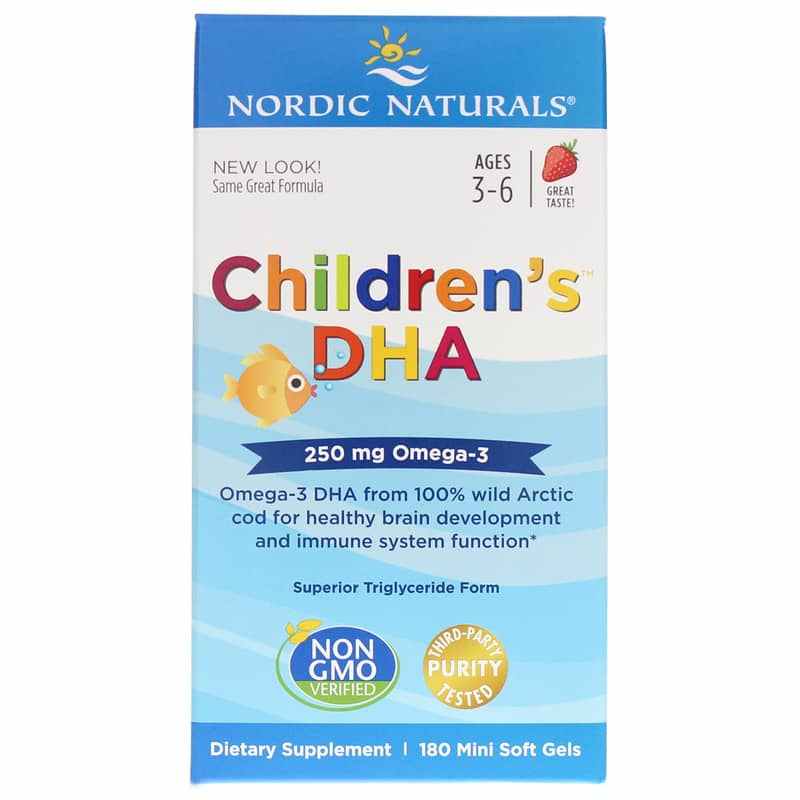 Nordic Naturals Children's DHA 250 mg, 180 Softgels