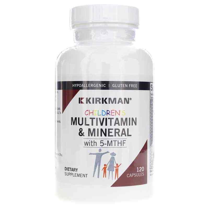 Childrens Multi-Vitamin/Mineral with 5-MTHF, 120 Capsul, KRK