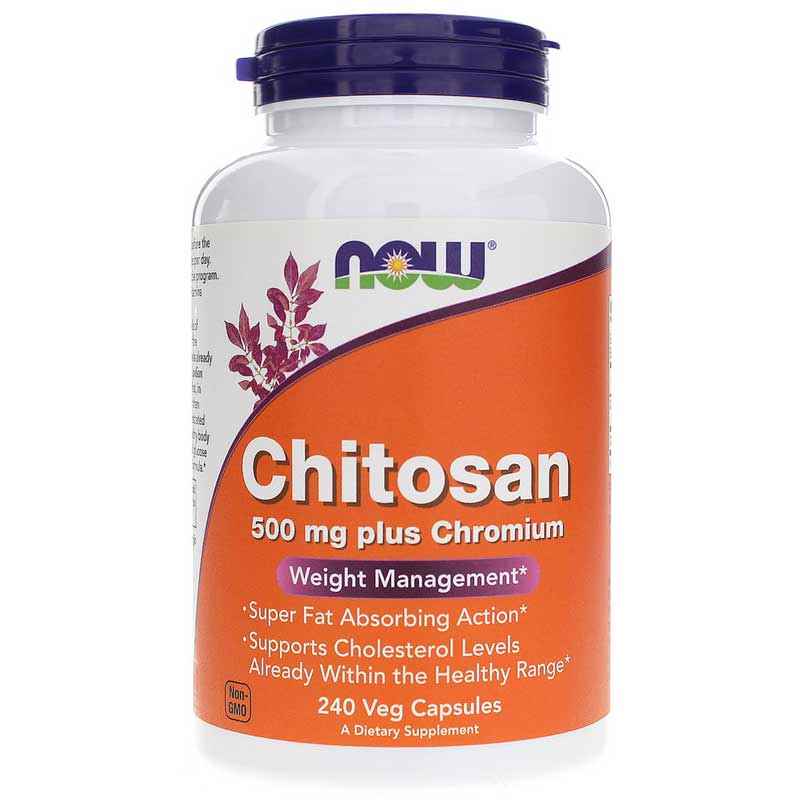 Chitosan 500 Mg + Chromium, NOW Foods