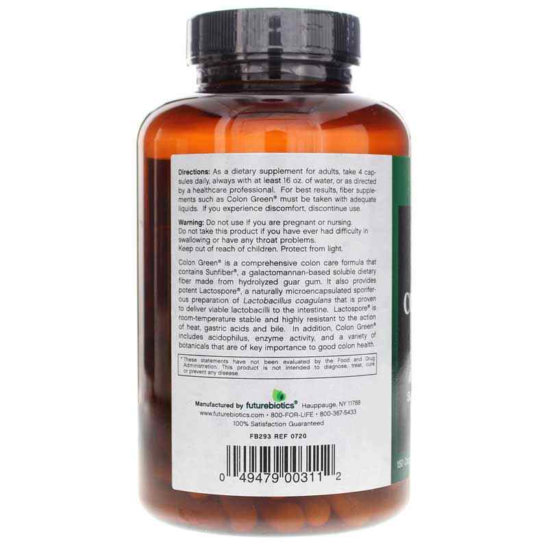 Colon Green, 150 Capsules, FB