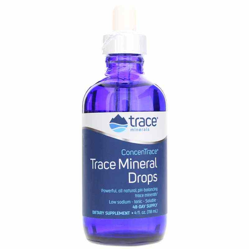 ConcenTrace Trace Mineral Drops Glass, 4 Oz, TMR