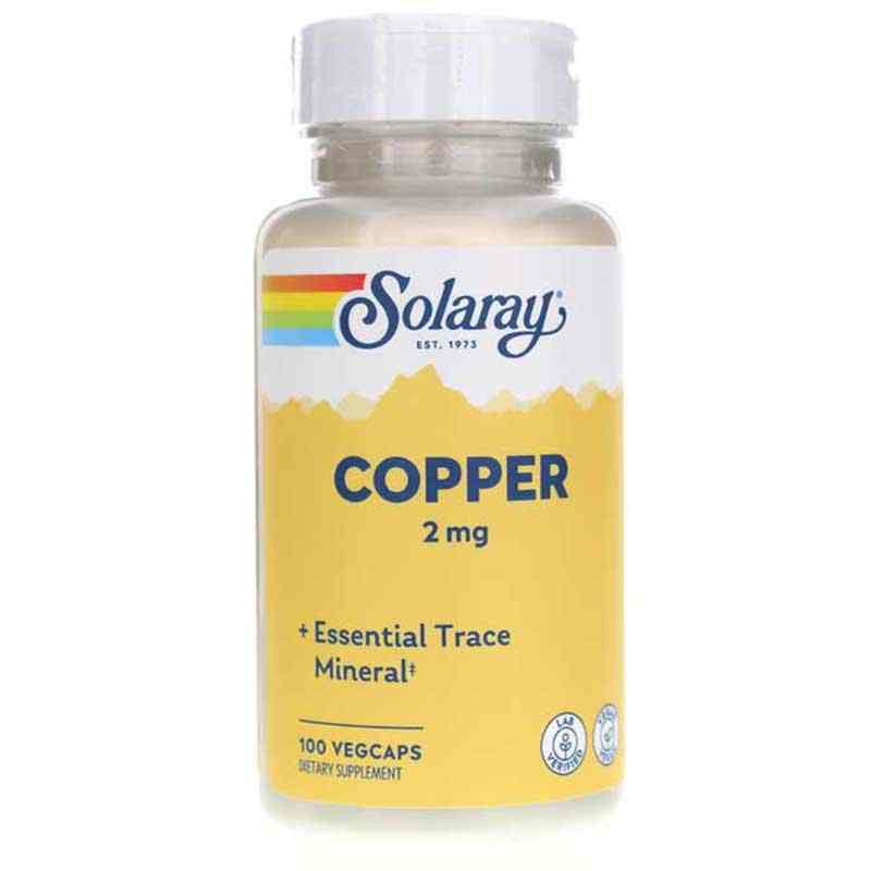 Copper 2 Mg, 100 Veg Capsules, SLR