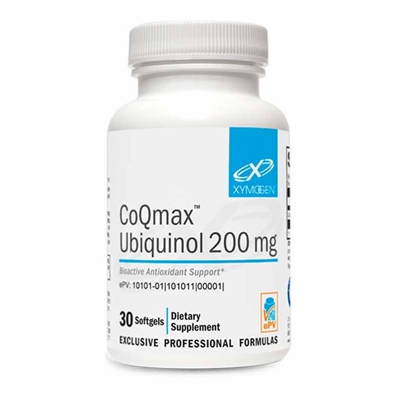 CoQmax Ubiquinol 200 Mg, Xymogen