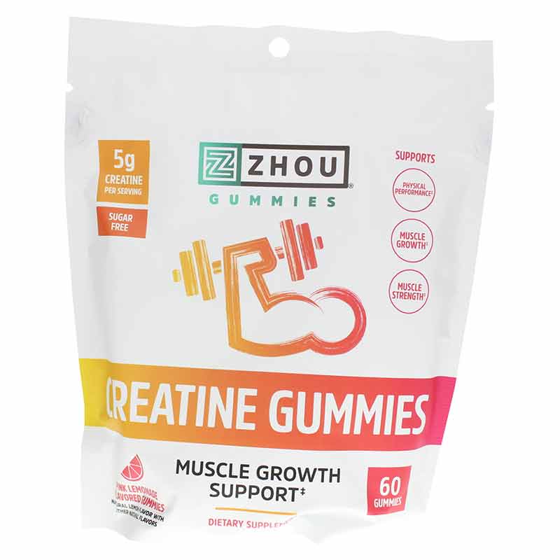 Creatine Gummies, 60 Gummies, ZHO