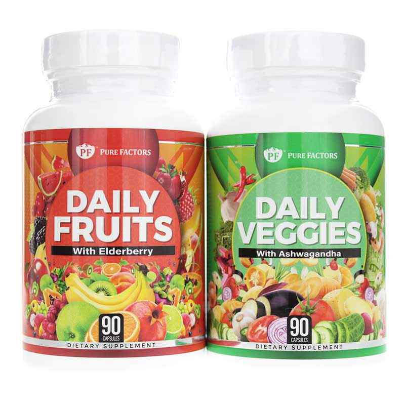 Daily Fruits & Daily Veggies, Pure Solutions