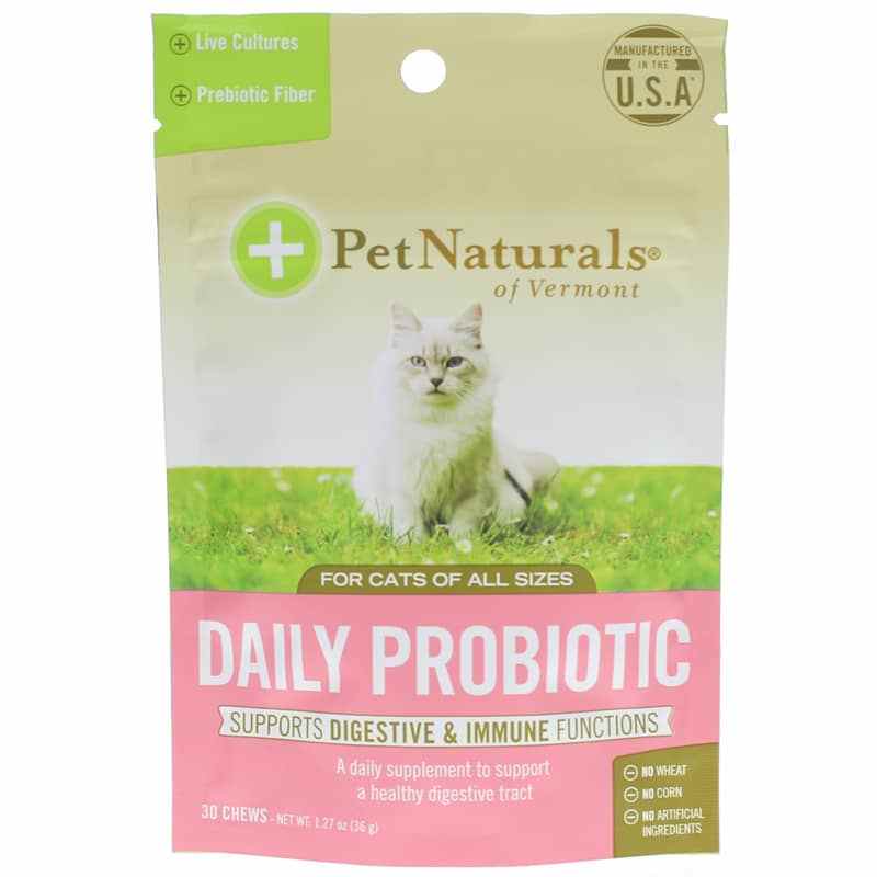 Daily Probiotic for Cats of All Sizes, 30 Chewables, PNV