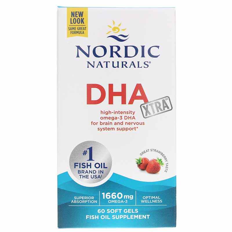 DHA Xtra Strawberry, 60 Softgels, NRN