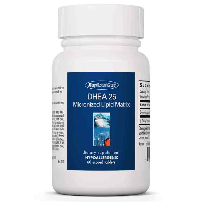 DHEA 25 Mg, 60 Tablets, ARG