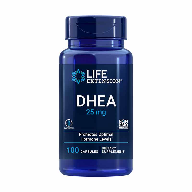 DHEA 25 Mg Capsules, 100 Capsules, LFE