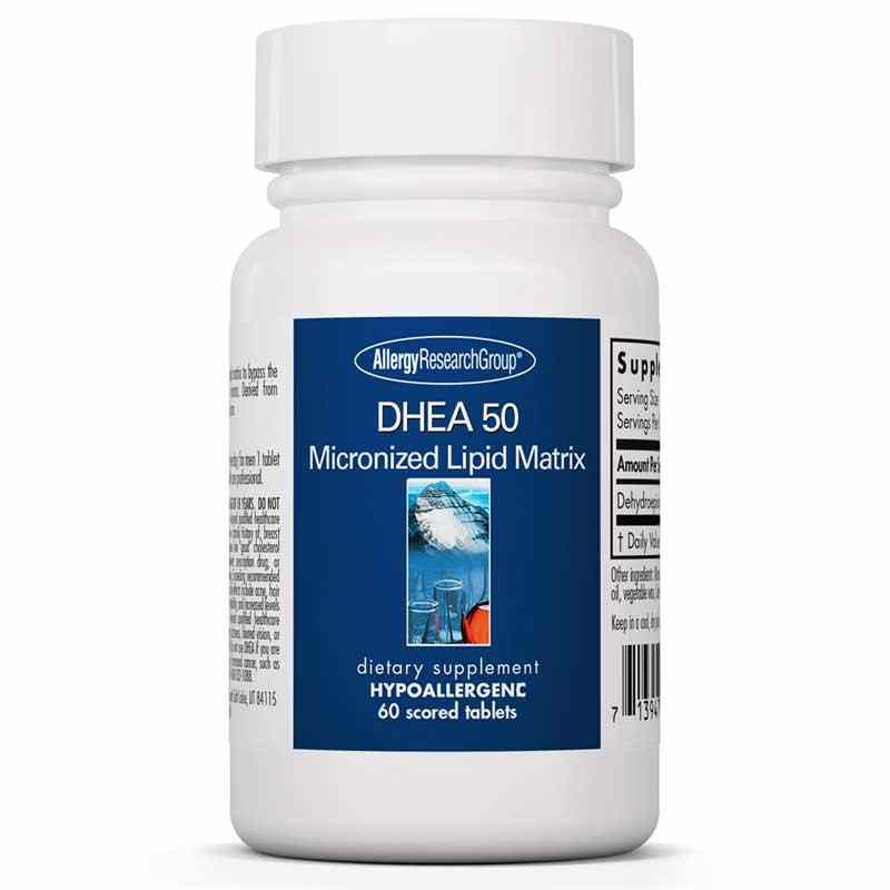 DHEA 50 Mg, 60 Tablets, ARG