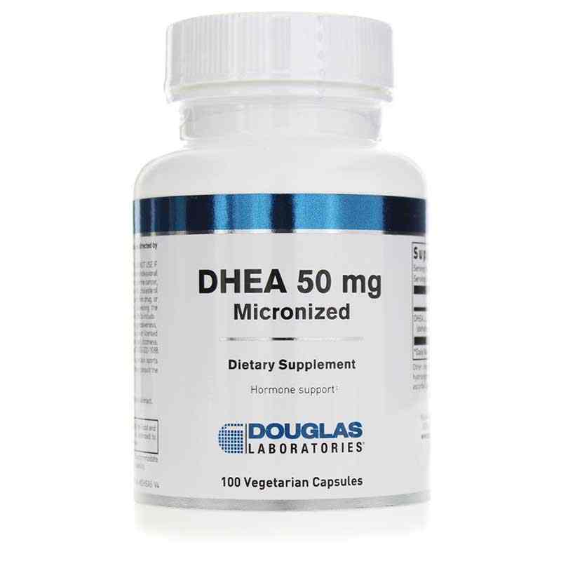 DHEA 50 Mg Micronized, 100 Veg Capsules, DGL