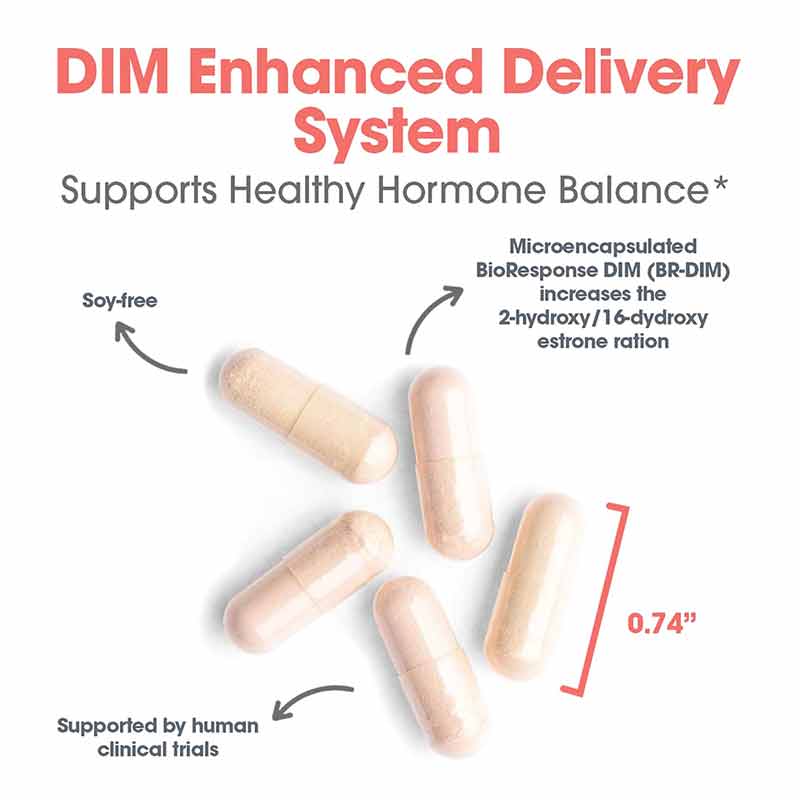 DIM Enhanced Delivery System, 120 Veg Capsules, ARG